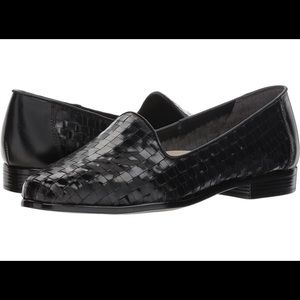 Black Leather Trotters Loafers- Size 11
